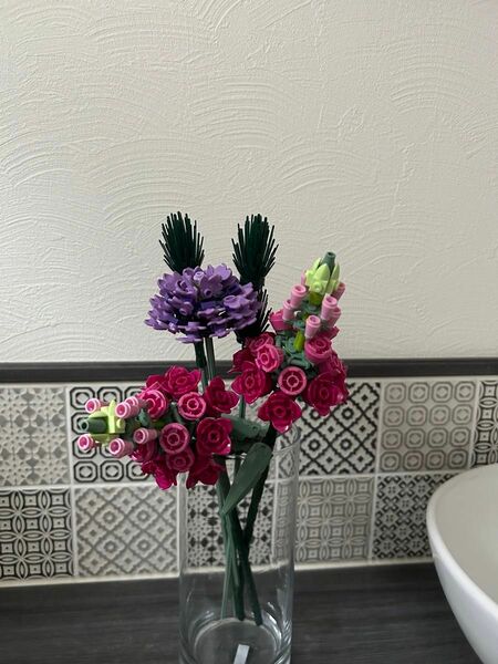 LEGO Flower Bouquet 互換品　インテリア　レゴブロック フラワーブーケ　レゴ　枯れない花