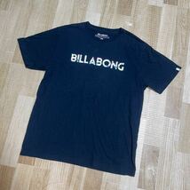 BILLABONG ビラボン Tシャツ XL 黒 アロハ柄LOGO ロゴ 半袖 Tee_画像2