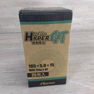 未使用 レヂトン ハイパーGT 研削砥石 105x5.0x15 粒度 36 BF DIY 工具 研磨 潤滑工具 砥石 グラインダー 電動工具 tkd02004620