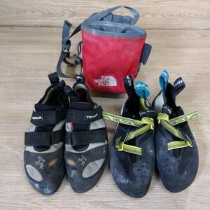 o summarize climbing shoes & chalk bag North Face TENAYA INTI SCARPA VELOCE mountain climbing boruda ring shoes tmc02056181