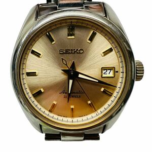 【極希少】SEIKO セイコー 自動巻き (6R15-00W0) 腕時計 メンズ ゴールド 23JEWELS オートマチック デイデイト