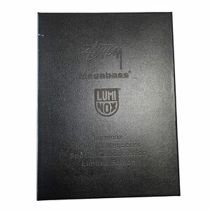 1000本限定 LUMINOX ルミノックス 3150 stussy×Megabass スペシャルコラボ SS メンズ クォーツ 黒文字盤 