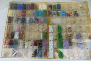 404* unused Czech beads 70 kind and more acrylic fiber in the case beads BEADS large amount 