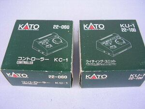 *2 point set KATO KC-1(22-060)/ KU-1(22-100) controller &lai DIN g* unit 