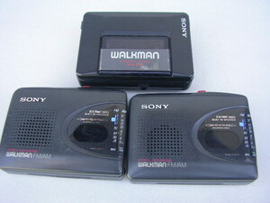 ★3点セット　ソニー　SONY　WALKMAN　WM-GX312（2台） / WM-2011 