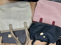 【c525】バッグ おまとめ VUITTON GUCCI イブサンローラン ヴァレンティノ 財布 ベルト ショルダー ハンド トート レザー_画像4