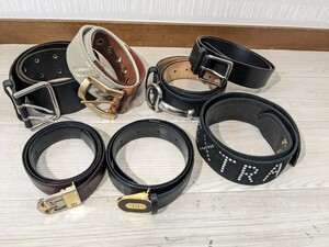 【M050】 ベルト おまとめ 6点 dunhill ダンヒル BALLY バリー DOLCE&GABBANA SONIA RYKIEL LIUJO レザー スエード メンズ レディース