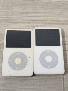 【F936】 iPod classic 2点 おまとめ A1136 30GB 60GB アップル アイポッド クラシック Apple