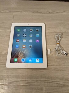 【F945】【稼働品・初期化済み】 Apple iPad3 4G 64GB ホワイト A1430 アイパッド アップル softbank