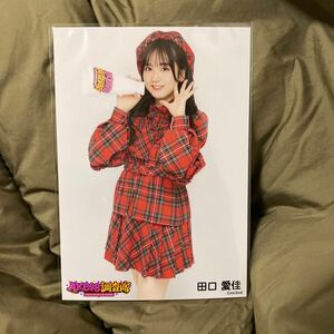 AKB48 田口愛佳 AKB48調査隊 ランダム生写真 赤チェック衣装