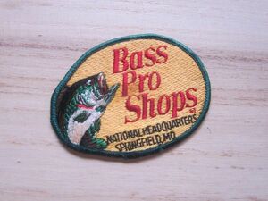 ビンテージ BassProShops バスプロショップ ワッペン/釣り バス釣り 海釣り ライフジャケット キャップ バッグ カスタム 60