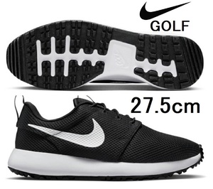 【新品１円～】27.5cm★NIKE GOLF（ナイキ ゴルフ）ローシＧ ネクスト ネイチャー メンズ スパイクレスゴルフシューズ (ブラック/ホワイト)