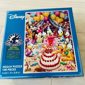 ディズニー　ジグソーパズル　108ピース　ホログラムパズル　Disney ほぼ新品　テンヨー