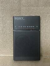 SONY ソニー ICR-7 ブラック AM RECEIVER BLACK COLOR AMラジオ 外箱、取扱説明書、イヤホン、製品保証書付_画像2