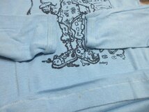70s USA製　Tシャツ 水色　長袖　キャラクター　レディース　vintage　ビンテージ　アメリカ古着　sy3424_画像8