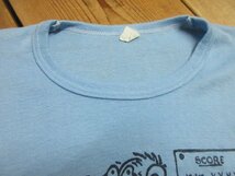 70s USA製　Tシャツ 水色　長袖　キャラクター　レディース　vintage　ビンテージ　アメリカ古着　sy3424_画像10