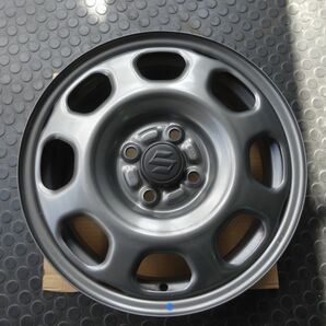 中古 スズキ ハスラー 15inch 純正スチールホイール（ホイールキャップ付き） 4本 15x41/2J 4H インセット45 の画像2