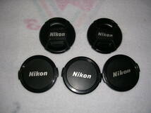☆　Nikon　レンズキャプ　62ｍｍ　中古　５枚　☆_画像1