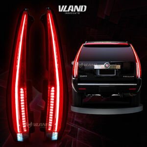  Cadillac Escalade ESV 2007 year ~2014 year after market clear LED tail light / lamp present manner red / red turn signal unused goods left right 2 point set 