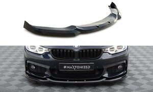 BMW 4シリーズ グランクーペ F36 Mスポーツ 前期 '14～'17 社外 ABS フロントスプリッター スカート/スポイラー/リップ エアロ 未使用 V.2