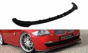 BMW 初代 Z4 E86 クーペ '06～'09 社外品 ABS製 フロントリップ スカート/スポイラー/スプリッター グロスブラック/黒 エアロパーツ 未使用