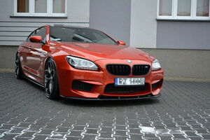 BMW M6 グランクーペ F06 前期 '13～'15 社外 ABS サイドスカート/ステップ ディフューザー エクステンション グロスブラック エアロパーツ