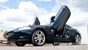 ジャガー 2代目 XK クーペ X150 '07～'15 バーチカルドアーズ/Vertical Doors ランボドア ガルウイング シザーズドア 専用設計 ボルトオン