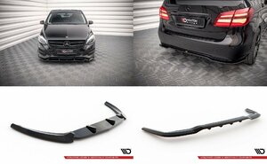  Mercedes Benz B Class W246 latter term '15~'19 after market ABS made front splitter / lip rear under diffuser 2 point set unused 