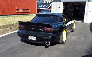 マツダ RX-7 FD3S 1/2/3/4/5/6型 '91～'03 社外 FRP製 リヤ/リア トランクスポイラー ダックテール/ビル ウイング エアロパーツ 未使用 V.2