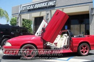 3代目 フォード マスタング '79～'93 バーチカルドアーズ/Vertical Doors ランボドア ガルウイング/シザーズドア 専用設計 ボルトオン