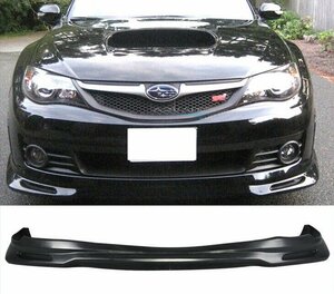 スバル インプレッサ WRX STI GRB/GRF ハッチバック 前期用 '07～'10 PU製 フロントスプリッター スカート/スポイラー/リップ 未使用 V.1