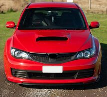 スバル インプレッサ WRX STI GRB/GRF ハッチバック 前期用 '07～'10 PU製 フロントスプリッター スカート/スポイラー/リップ 未使用品 V.5_画像4