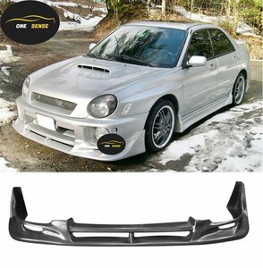 Impreza WRX STI GDB 4 doorsedan 丸目 A/Btype 前期 '00～'02 After-market PU製 フロントスポイラー スCart/スプリッター/リップ 未使用 V.6