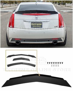 キャデラック CTS-V セダン '09～'14 社外品 ABS製 リヤ/リア トランクスポイラー ウィッカービル ダックテール ウイング エアロパーツ V.1