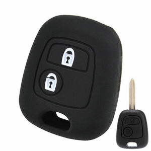  immediate payment possibility Peugeot 107/206/207/307/406/408/607 Citroen C1//2/3/4/5 silicon keyless smart key case 2 button unused free shipping 