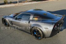 シボレー コルベット C6 グランスポーツ/Z06 前期/後期 '05～'14 ABS製 サイドスカート/ステップ エクステンション + マッドフラップ V.2_画像3