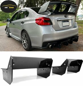 スバル WRX STI '14～'20 VA系 ABS製 リアバンパー ディフューザー/アンダースポイラー/スプリッター ブラック/黒 エアロパーツ 未使用 V.2