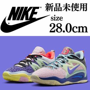 新品未使用 NIKE 28.0cm KD15 NRG EP ナイキ ケビン・デュラント スニーカー シューズ バスケ バッシュ レア 人気 箱無し 正規品