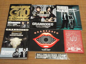 GRANRODEO 1stアーティストブック STORY OF ROCK★SHOW + LIVE PHOTO BOOK ROCK INSTING + ROLLING the SCAR LEMON ライブツアーステッカー