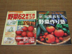 加藤義松の野菜作り塾 + 図解園芸 野菜62育て方のコツ 鈴木早苗 ブティックムック