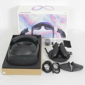 【美品】Meta Quest Pro 256GB VR ヘッドマウントディスプレイ ヘッドセット メタクエストプロ オキュラス 本体