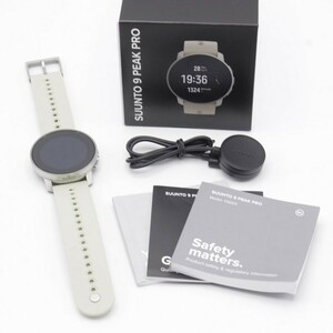 [1 jpy ~]SUUNTO 9 PEAK PRO TITANIUM SAND SS050808000 smart watch Suunto 9pi-k Pro titanium Sand body junk 