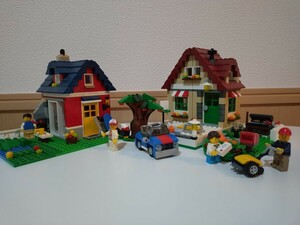 LEGO　レゴクリエイター　31009「コテージ」と31038「季節のコテージ」