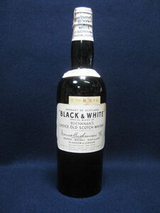 古酒《ブラック＆ホワイト》ティンキャップ　ブキャナンズチョイス　雑酒・特級　760ml/43°