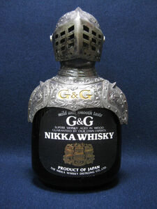 古酒《ニッカ》G＆G 黒瓶　西洋甲冑　特級　760ml/43°