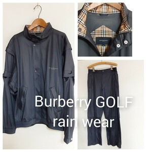 BURBERRY　バーバリー　ゴルフ　レインウェア&キャップ