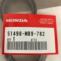 ホンダ 純正新品 フロントフォーク オイルシール2袋セット 51490-MB9-782_画像2