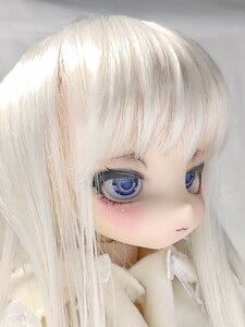 Art hand Auction Hikari Original head for MDD (SW) + resin eye custom head Blue eyes, doll, Character Doll, Dollfie Dream, parts