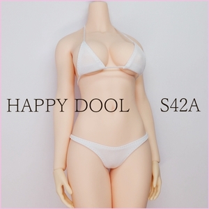 TBLeague 【Happy Doll】S42A 白 ビキニ セット 1/6 水着 Phicen ファイセン