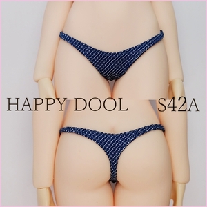 TBLeague 【Happy Doll】S42A ブルーデニム Ｔバックショーツ 1/6 下着 Phicen ファイセン